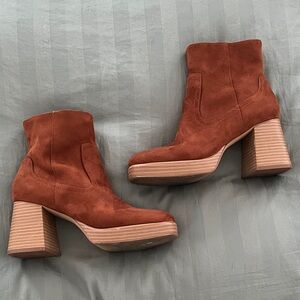 Nordstroms BP Suede Ankle Boots - Brown